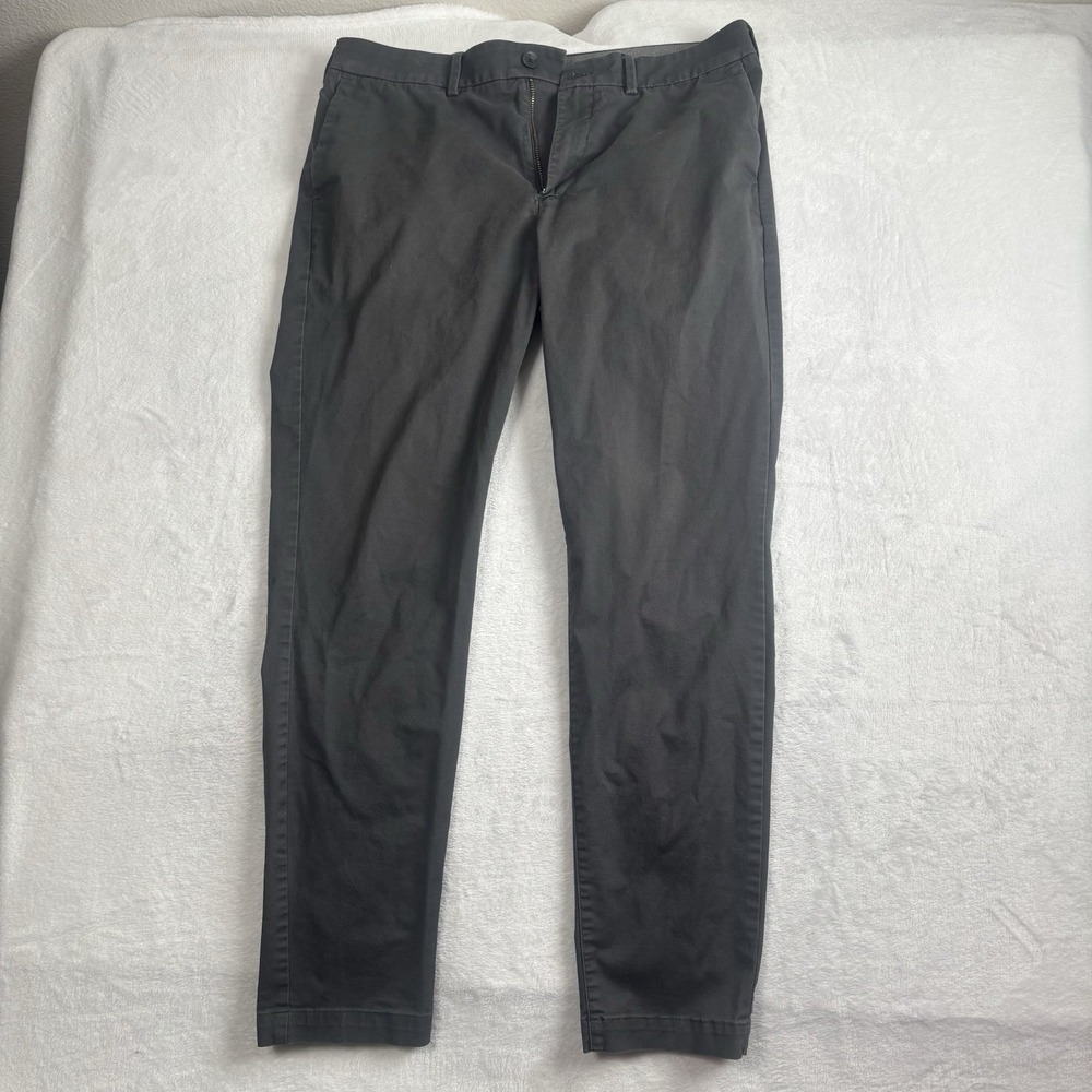 Express Skinny Grey Slacks Pants Men's Waist 34"‎ x 32" Inseam